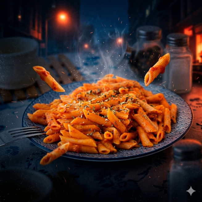 Cinematic Street Food Poster