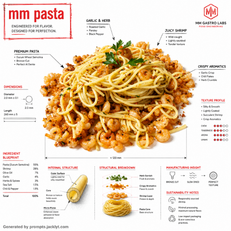 Branded Snack Technical Infographic