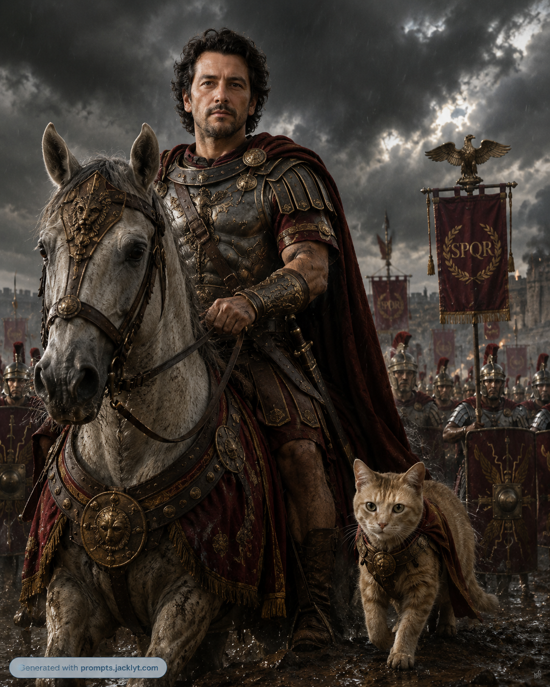 Epic Warrior With Pet